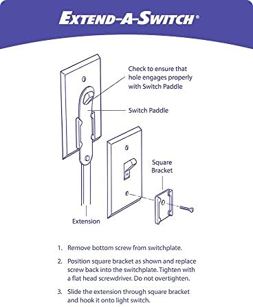 Close up of Extend-A-Switch toggle attachment mechanism
