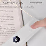 Kyofis rechargeable reading lamp with Type-C charging cable.