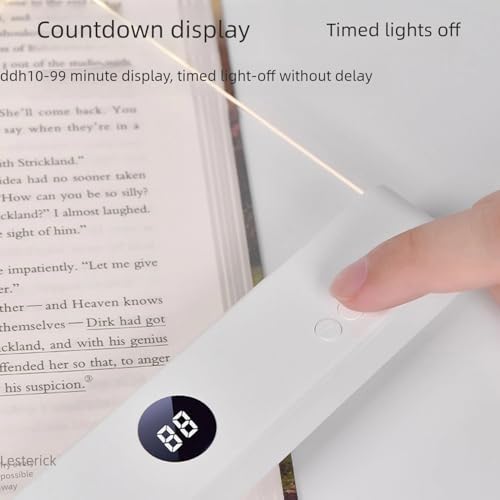 Kyofis rechargeable reading lamp with Type-C charging cable.