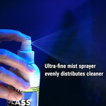 Fritz Aquatics 8 Ounce aquarium glass cleaner packaging details.