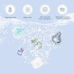 Momfann cleaning tablets removing milk residue from baby bottles