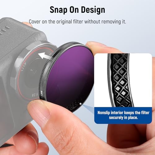 Close up of Neewer filter multicoated optical glass construction