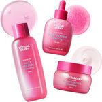Eqqualberry firming and lifting trio set front view skincare products
