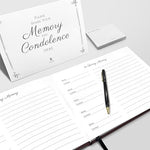 Complete Revery funeral guest book memorial service kit