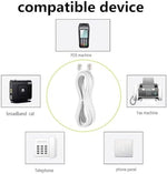 Seefeful 20 feet phone line wire kit featuring one modular telephone splitter and one inline coupler accessory