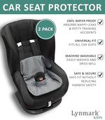 Two pack lynmark car seat piddle pad set