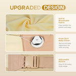 The lightweight BabieBoo baby wrap completely folded down to demonstrate its portable travel-friendly size.
