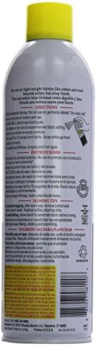 Back of Faultless Niagara bottle displaying fabric care instructions and product benefits
