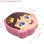 PAMBO baby tooth organizer kit containing tweezers and a small glass hair lock bottle