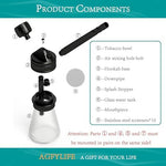 Mini Portable Hookah Set, Designed for Tobacco Use, for Home or Travel - Image 3