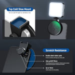 Neewer filter kit inside the included protective carrying case