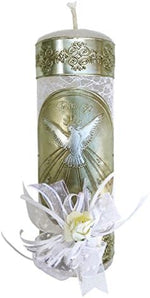 Handcrafted wooden box for catholic baptism ceremony