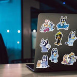 Raxo brand sticker pack packaging showing variety of designs