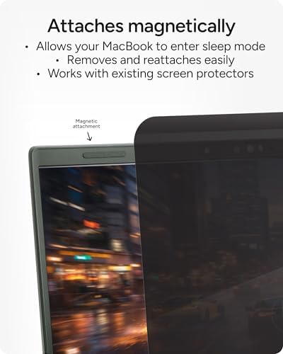 Zagg anti-glare matte finish close up on MacBook Pro
