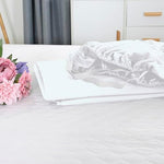 Premium microfiber fabric texture of Elegant Comfort fitted sheet