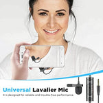 Boya BY-M1S omnidirectional lavalier mic with windscreen