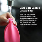 Flents portable feminine hygiene system with white storage case