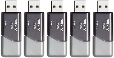 PNY high capacity mobile storage drive with sliding collar extended