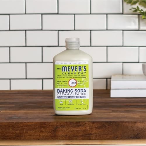 Authentic USA imported Mrs. Meyer's Lemon Verbena cleaning cream product shot