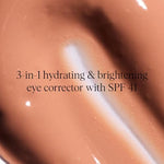 Peach undertone eye corrector by DRMTLGY under eye cream for dark circles to cancel out blue and purple tones