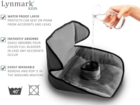 Lynmark waterproof liner installed in child car seat
