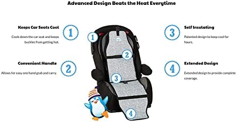 Cool Carats car seat liner inside baby car seat