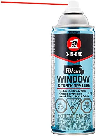 Authentic USA imported 3-IN-ONE window track lube for smooth sliding