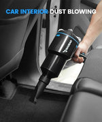 Raybao air cannon car wash dryer tool packaged with wide round and narrow attachments for motorcycle and boat maintenance.