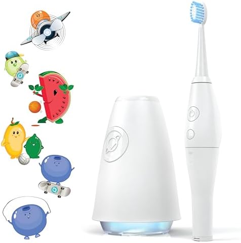 TAO Clean Umma Kids electric toothbrush with colorful decorative stickers for children.