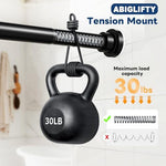 Abiglifty shower rod showing high load-bearing capacity
