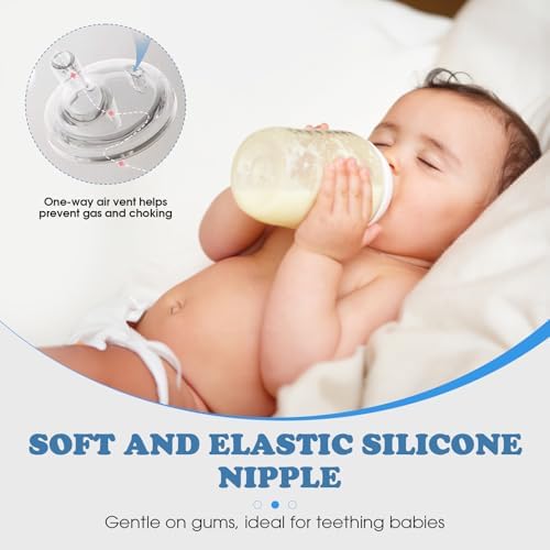 Food grade silicone trainer nipples showing flexible wide shape design