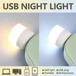 TECHGEAR miniature LED night light pack showcasing four warm and four white light variants