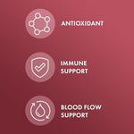 Dr. Mercola Organic Astaxanthin side label detailing organic ingredients and supplement facts.