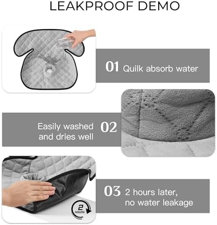 Momsyla car seat protector showing quilted 4-layer design