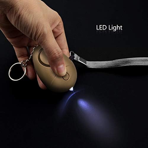 Kosin emergency alarm keychain on a set of keys