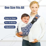 Beyoik infant carrier buckle closure and polyester shell details