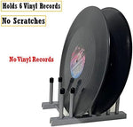 AUXPhome multi functional holder being used as a vinyl record drying rack after cleaning.