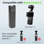ADDPOWER 5000mAh extended battery grip for handheld action cameras highlighting the premium black matte finish.