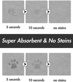 MontVoo Absorbent Dog Feeding Mat non slip rubber bottom