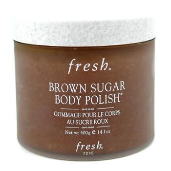 Fresh brown sugar body polish jar front view skincare