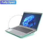 mCover durable translucent plastic cover side profile showing port access