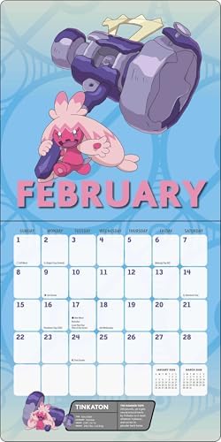 Pokémon 2026 Wall Calendar - Image 4