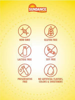 Sundance Vitamins non GMO and gluten free quick release softgels packaging layout
