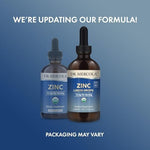 Authentic USA imported Dr Mercola organic zinc liquid drops box packaging highlighting NSF certification