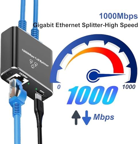 Hrsdeie Ethernet switch with USB C power cable connection