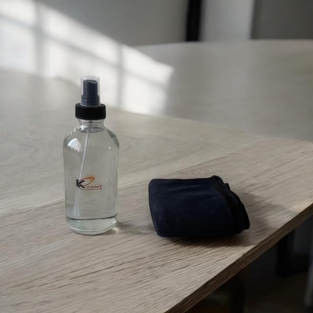Kent Automotive Acrysol Paint Preparation Solvent bottle with microfiber towel
