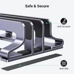 UGREEN vertical desk organizer illustrating efficient airflow and heat dissipation
