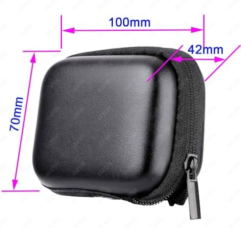 Full pack layout displaying the PU leather bag and dual rubber lens covers.