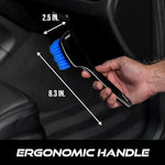 Heavy duty Viking detailing brush for home rugs and automotive carpets