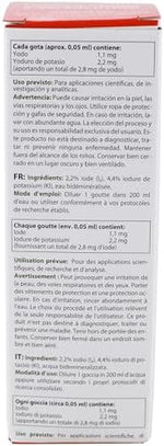 Professional Heiltropfen 100 milliliter iodine solution label details